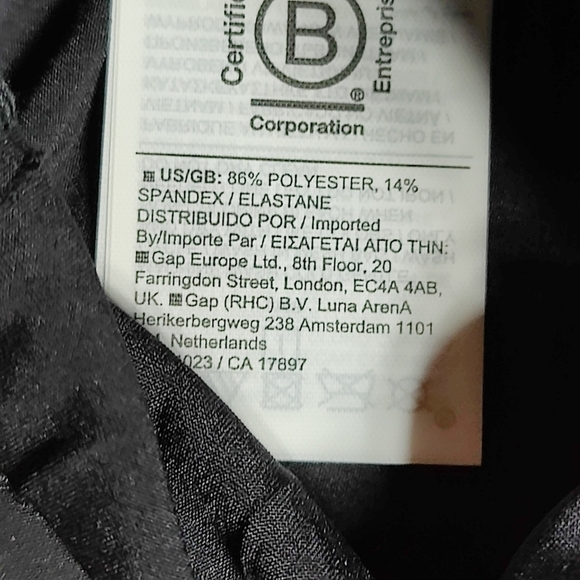 ATHLETA Swing Forward Pleated Skirt high Low Black Teal Style #533689 Women's XS - Picture 7 of 11